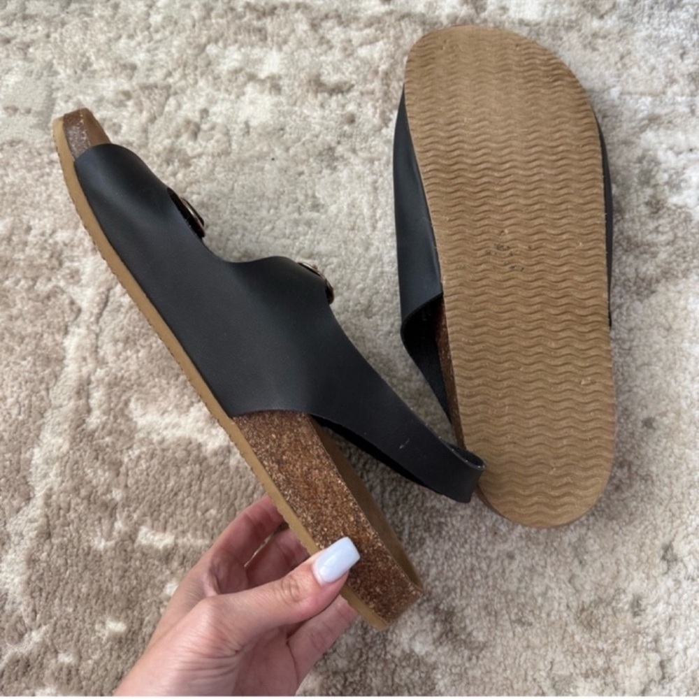 Bundle of Loft Leather Two Strap Sandals - Picture 8 of 10
